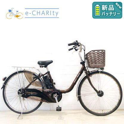 新品バッテリー パナソニック ビビ DX ブラウン 26インチ YA005 【中古車】