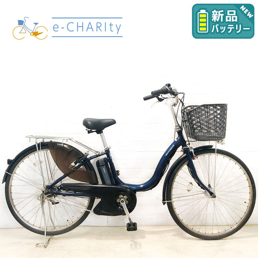 新品バッテリー ヤマハ PAS ナチュラ L ブルー 26インチ YA007 【中古車】