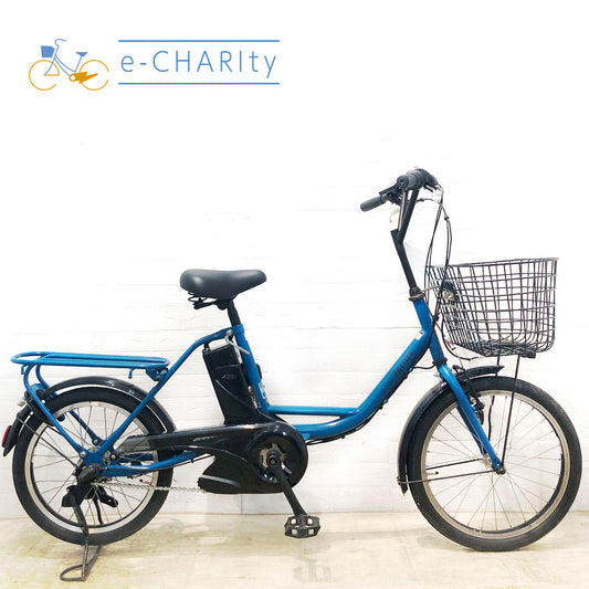 ブリヂストン アシスタ ベーシック ミニ ブルー 前20×後18インチ YA042 【中古車】