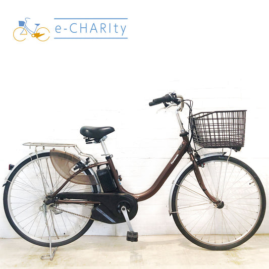 パナソニック ビビ L 押し歩き ブラウン 26インチ YA057 【中古車】