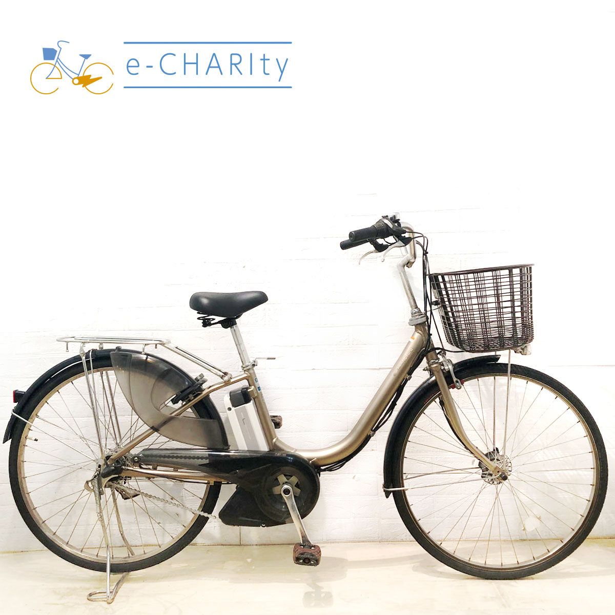 中古電動自転車 ヤマハ PAS ナチュラ S ゴールド 26インチ YA086