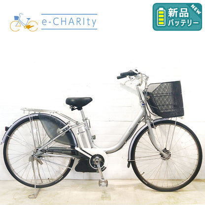 新品バッテリー ブリヂストン アシスタ シルバー 26インチ YB004 【中古車】