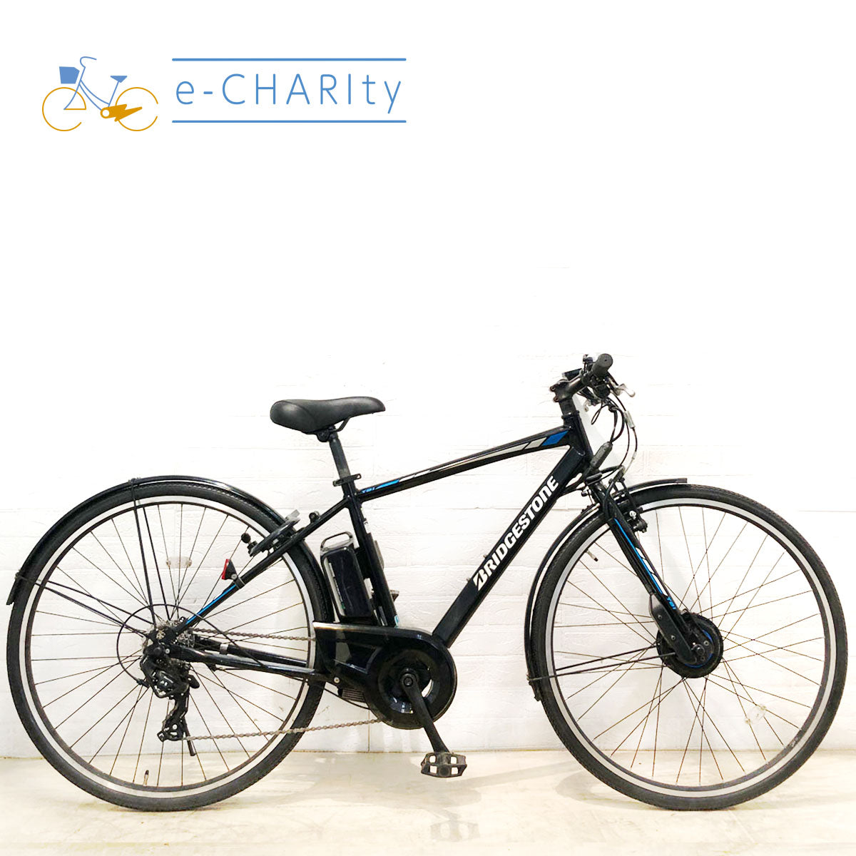 中古電動自転車 ブリヂストン TB1e ブラック 27インチ YB016