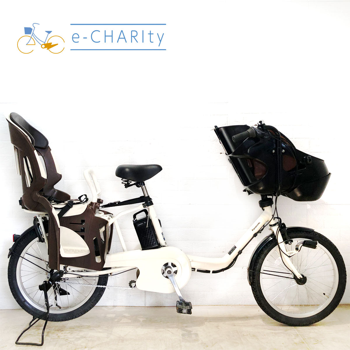 中古パナソニック ギュット・ミニ 電動自転車が格安！子供乗せモデル