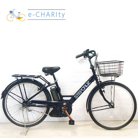 ブリヂストン ステップクルーズ e ネイビー 26インチ YC040 【中古車】