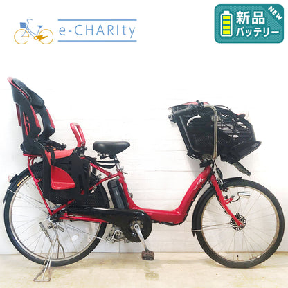 新品バッテリー ブリヂストン アンジェリーノ e レッド 前22×後26インチ YC069 【中古車】