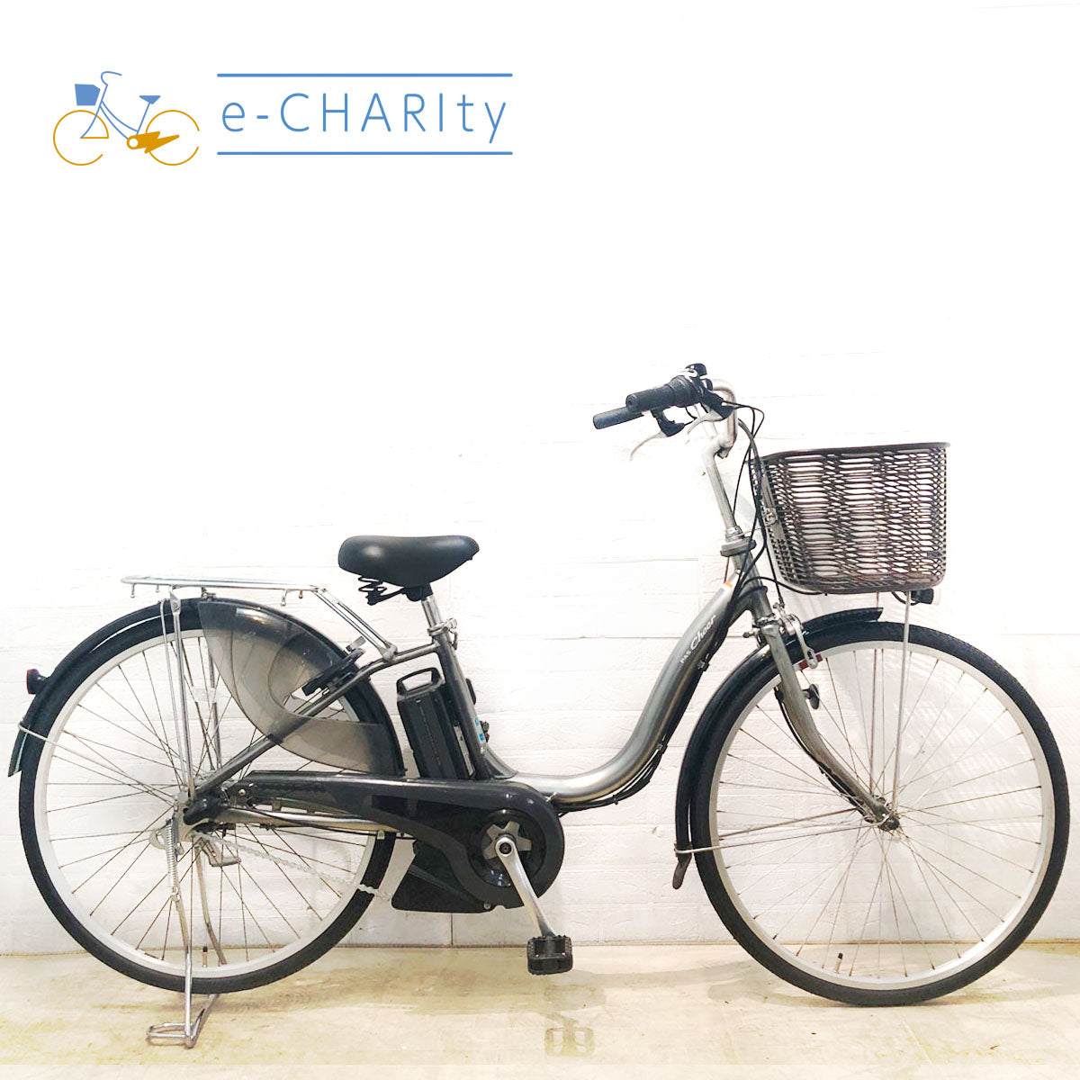 中古電動自転車 ヤマハ PAS Cheer パス チア シルバー 26インチ YC072