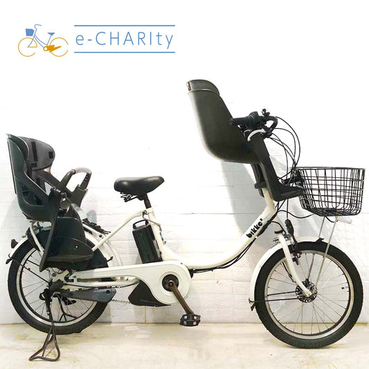 ブリヂストン bikke 2 e ビッケ ツー イー ホワイト 20インチ YD049  【中古車】