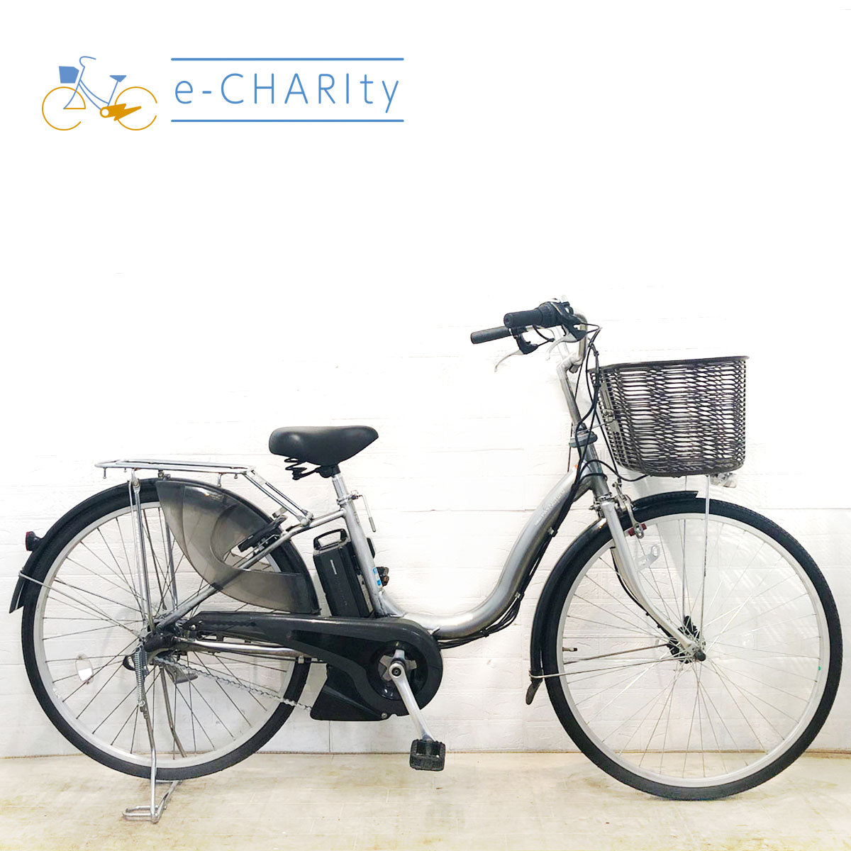 中古電動自転車 ヤマハ PAS ナチュラ M シルバー 26インチ YD091