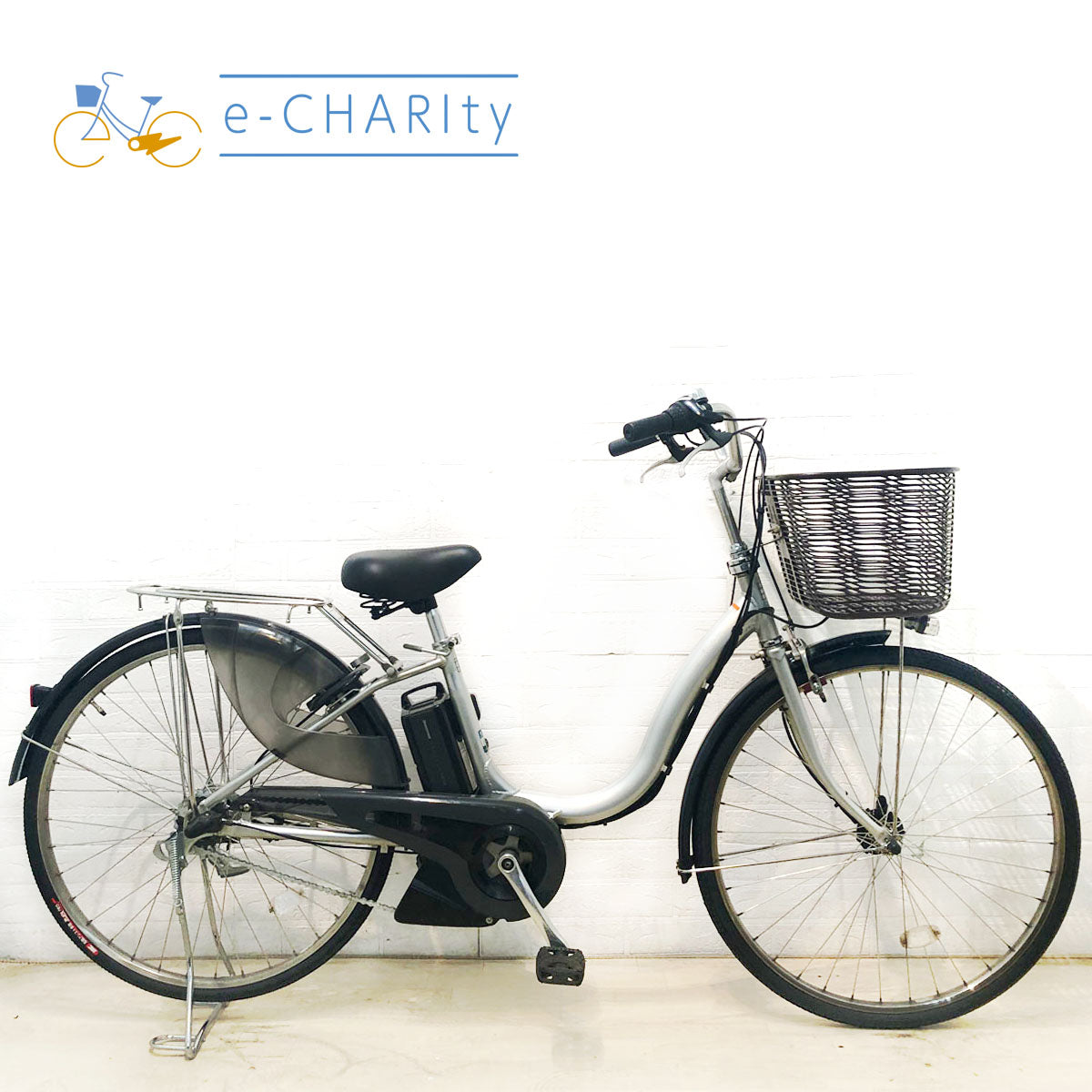 中古電動自転車 ヤマハ PAS ナチュラ L シルバー 26インチ YD096