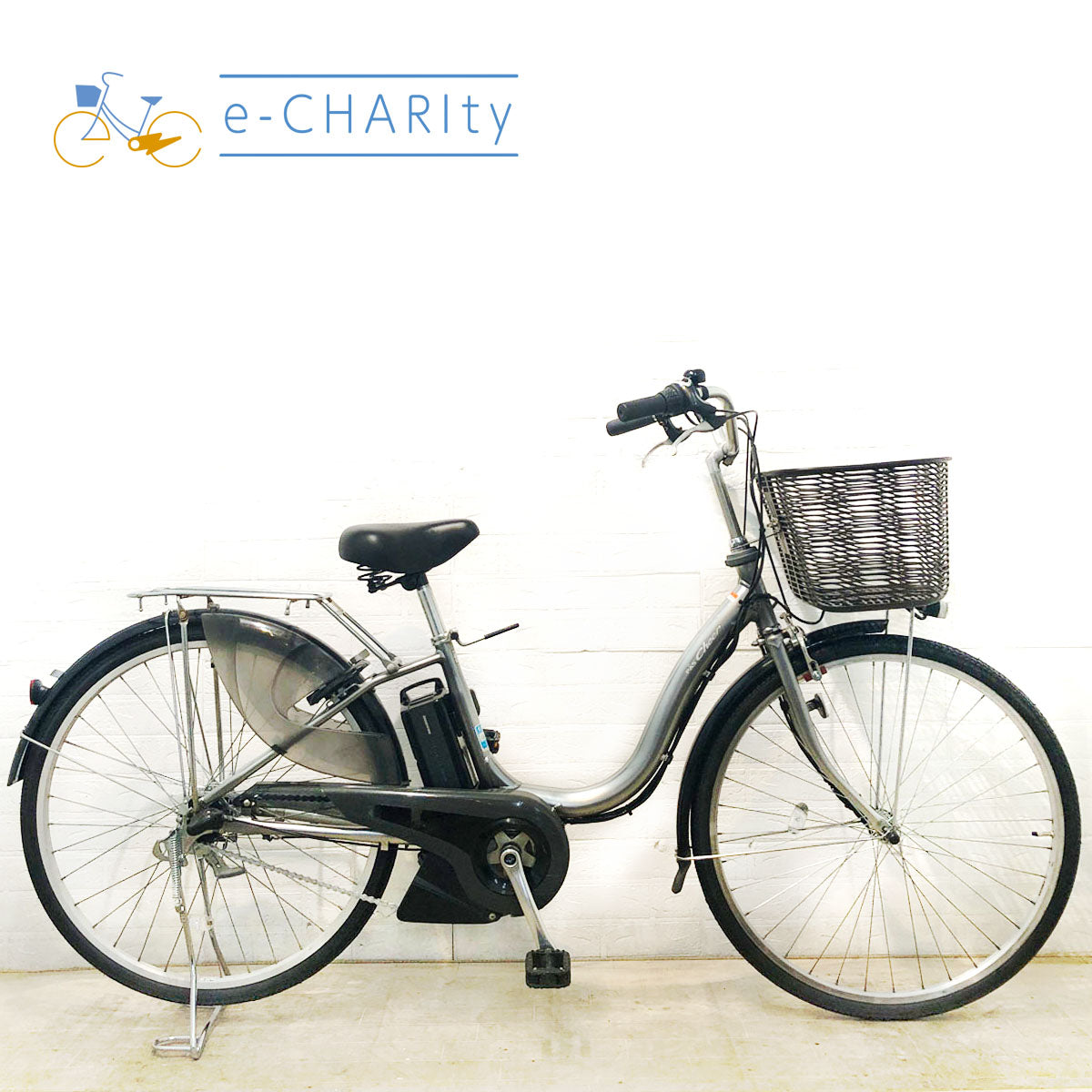 中古電動自転車 ヤマハ PAS Cheer パス チア シルバー 26インチ YE037