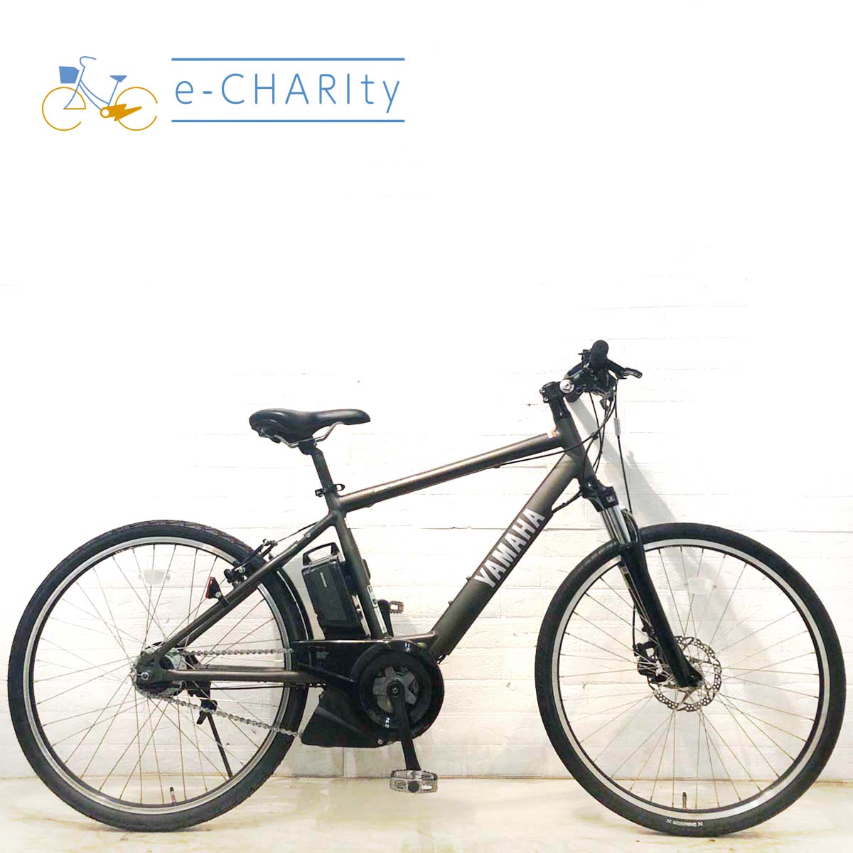中古電動自転車 ヤマハ PAS Brace  パス ブレイス グレー 26インチ YF051