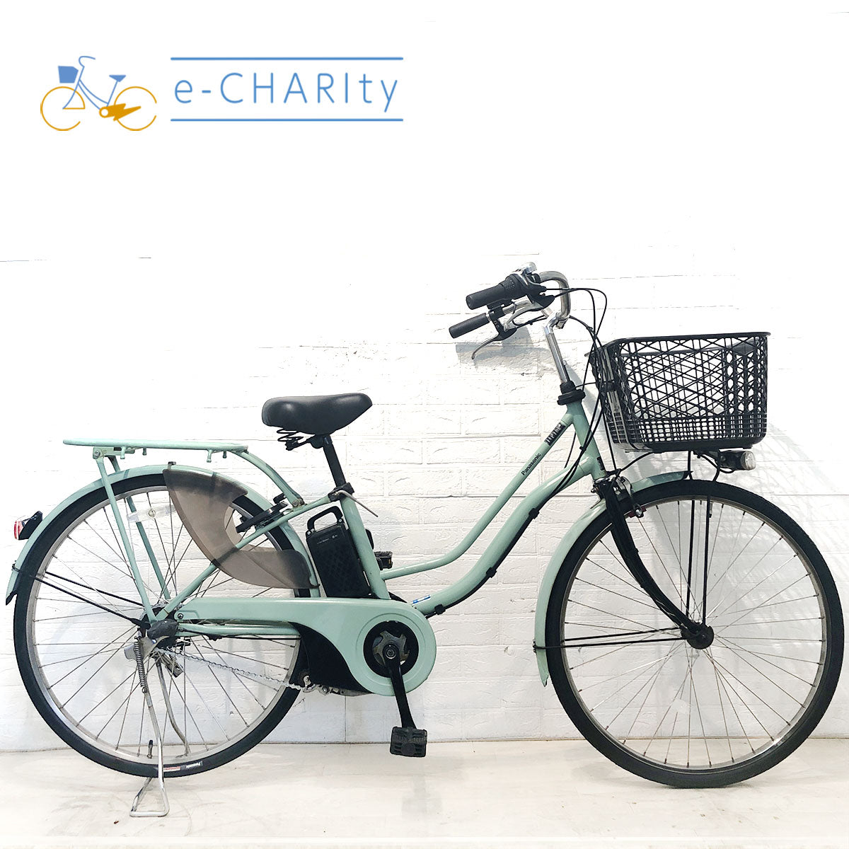 中古電動自転車 パナソニック ティモ I グリーン 26インチ YH018