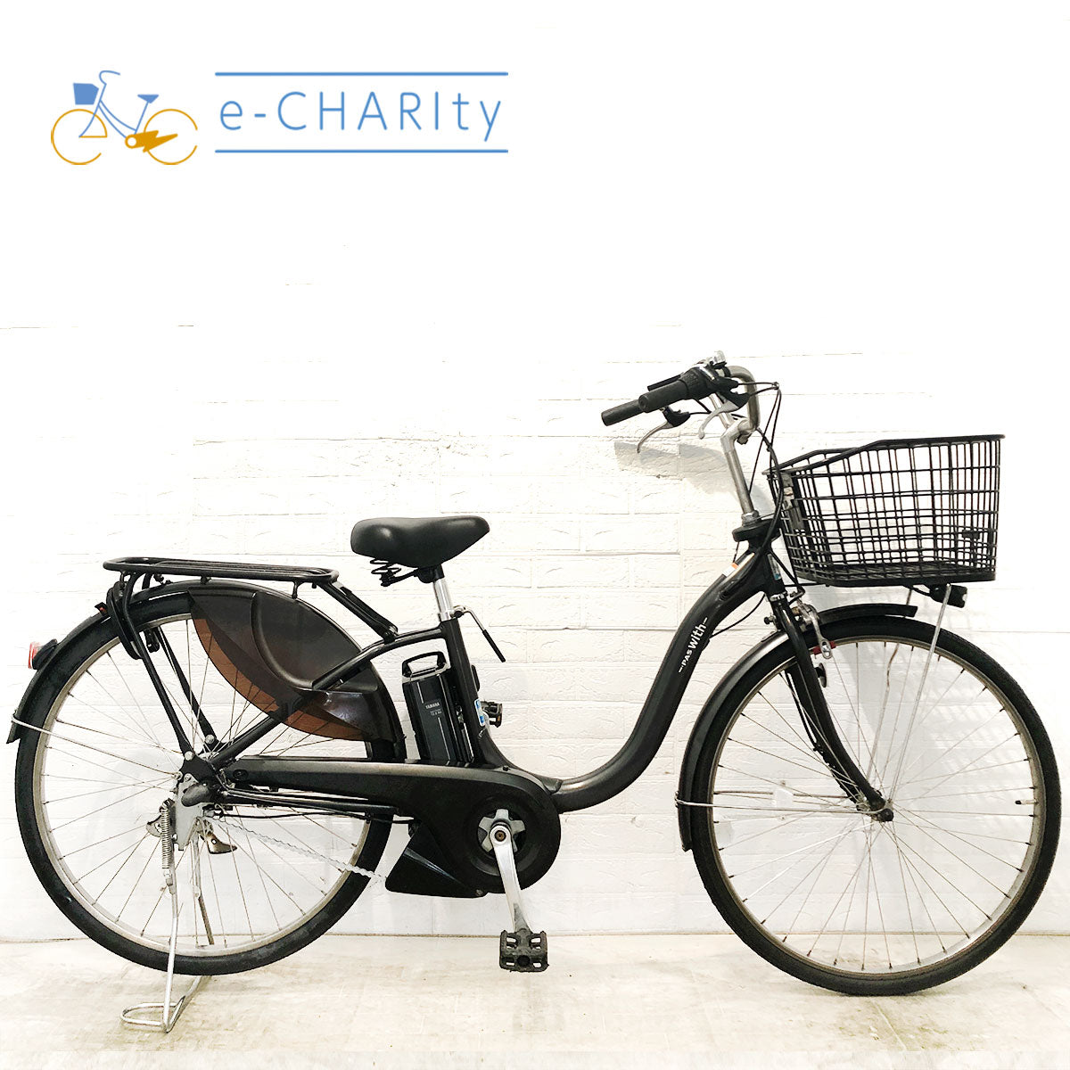 中古電動自転車 ヤマハ PAS ウィズDX ブラック 26インチ YI045