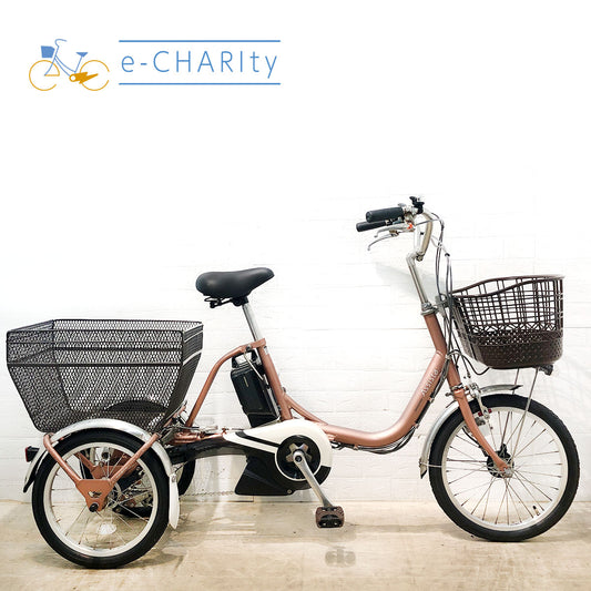 ブリヂストン アシスタワゴン ピンク 前18×後16インチ YN029 【中古車】