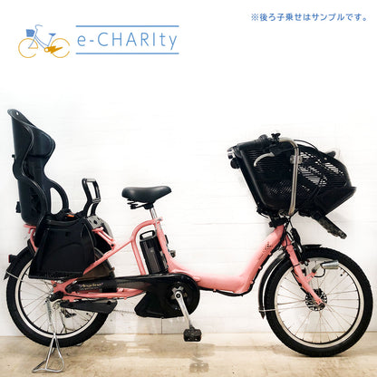 ブリヂストン アンジェリーノ プティット e ピンク 20インチ YO076【中古車】