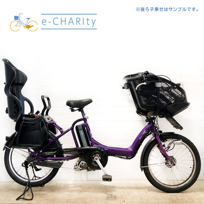 ブリヂストン アンジェリーノ プティット e パープル 20インチ YP014【中古車】
