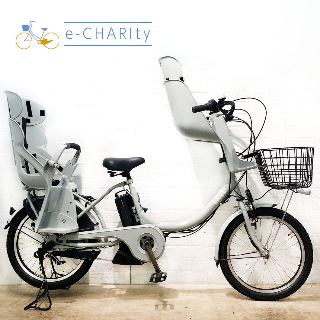 ブリヂストン bikke 2 e ビッケ ツー イー グレー 20インチ YQ036 【中古車】