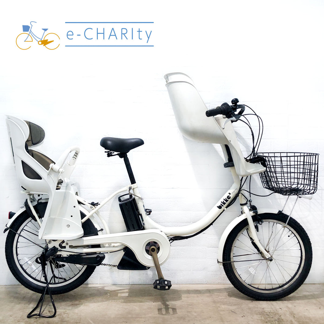 ブリヂストン bikke 2 e ビッケ ツー イー ホワイト 20インチ YQ089 【中古車】