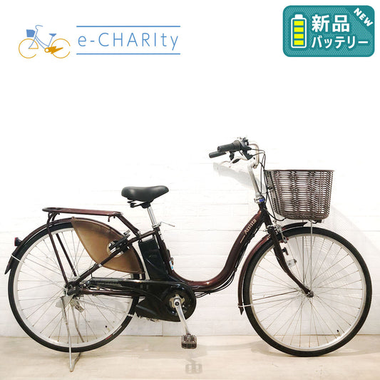 新品バッテリー ブリヂストン アシスタ ベーシック ブラウン 26インチ YS027 【中古車】