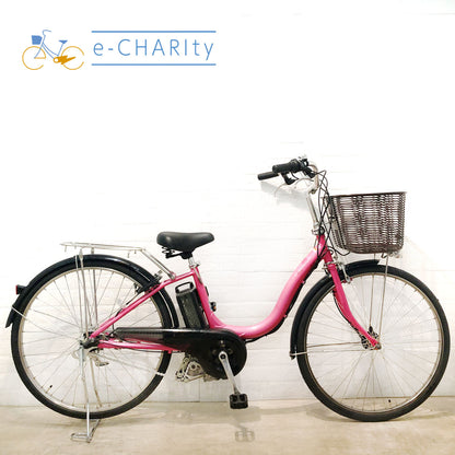 ヤマハ PAS ナチュラ L ピンク 26インチ YS074 【中古車】