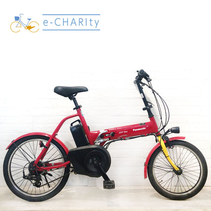 パナソニック オフタイム レッド × イエロー 前18×後20インチ YS089 【中古車】