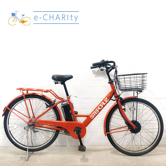 ブリヂストン ステップクルーズ e オレンジ 26インチ YT104 【中古車】
