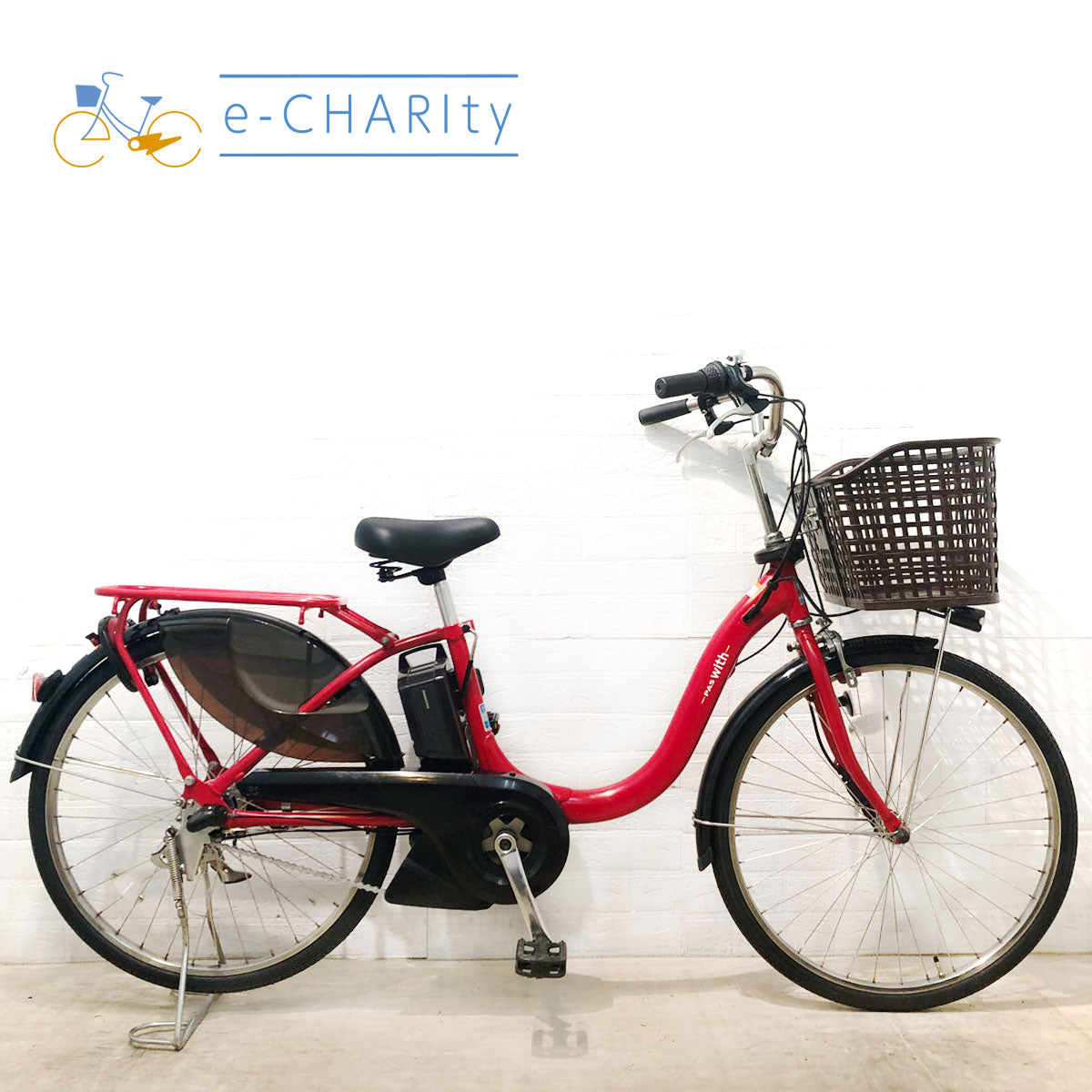 ヤマハ PAS With パス ウィズ レッド 24インチ YT124 【中古車】
