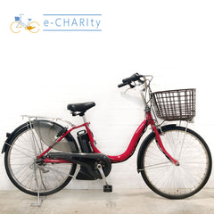 ヤマハ PAS ナチュラ スーパー レッド 24インチ YV095 【中古車】