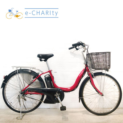 ヤマハ PAS ナチュラ XL レッド 24インチ YW028 【中古車】