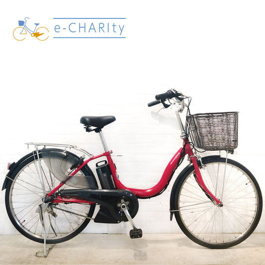 ヤマハ PAS ナチュラ XL レッド 24インチ YW028 【中古車】