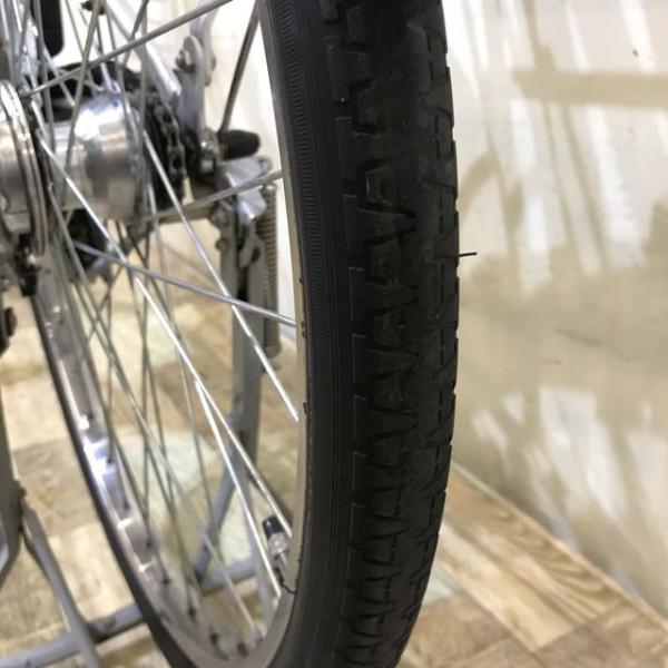 中古電動自転車 ヤマハ PAS GEAR U パス ギア ユー シルバー 26インチ KC008