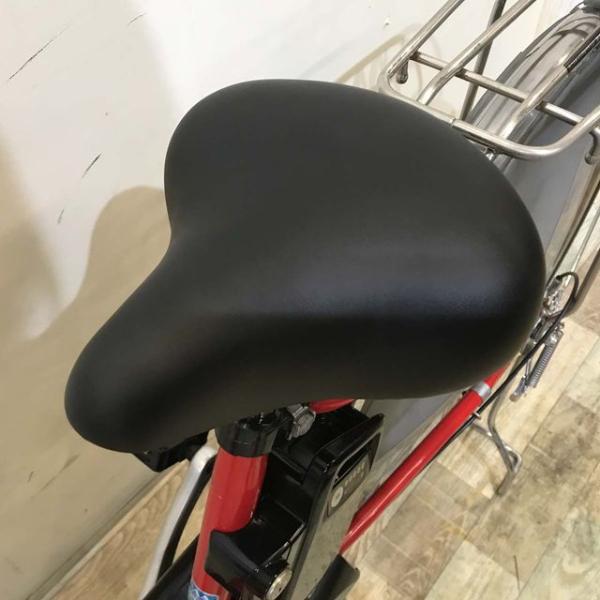 中古電動自転車  パナソニック ビビ DX レッド 26インチ KC079