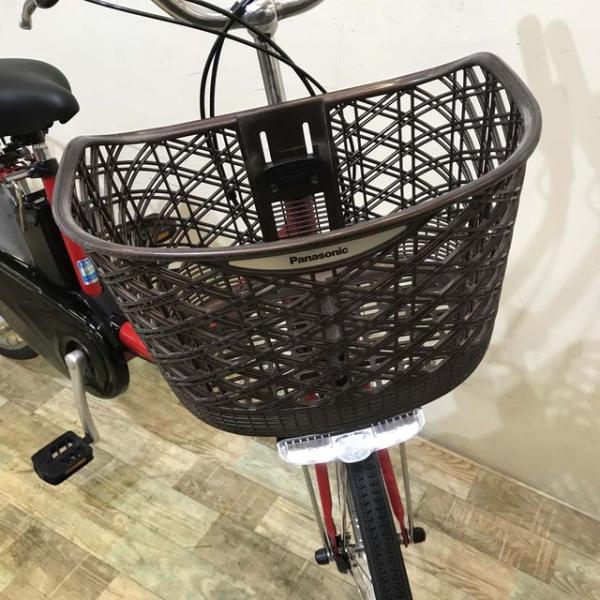 中古電動自転車  パナソニック ビビ DX レッド 26インチ KC079