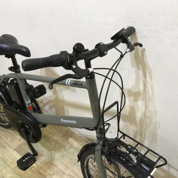 中古電動自転車 パナソニック ベロスター ミニ カーキ 20インチ KD012