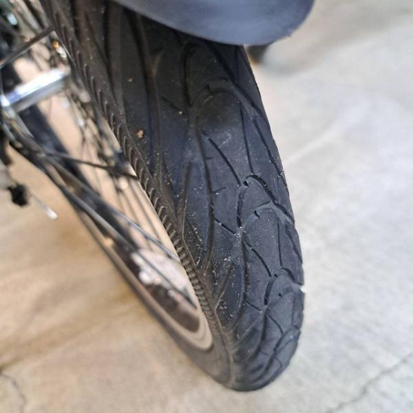 中古電動自転車 パナソニック ベロスター ミニ カーキ 20インチ KD012