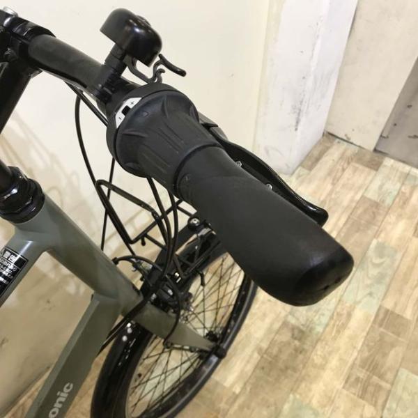中古電動自転車 パナソニック ベロスター ミニ カーキ 20インチ KD012