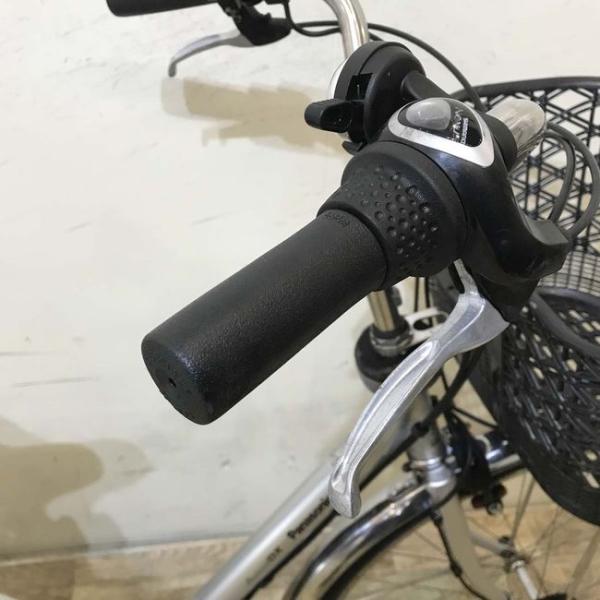 中古電動自転車 パナソニック ビビ DX シルバー 26インチ KD051