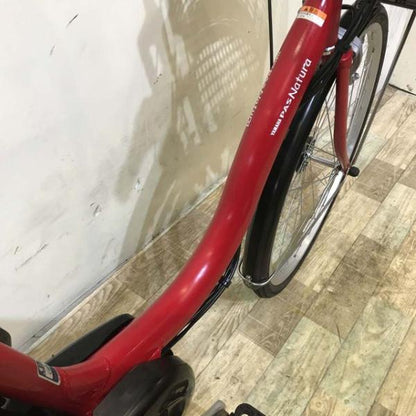 ヤマハ PAS ナチュラ S レッド 24インチ KD076【中古車】