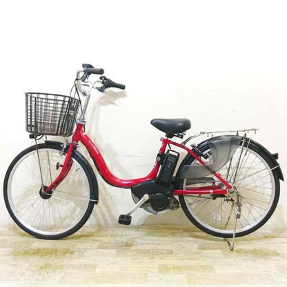 ヤマハ PAS ナチュラ S レッド 24インチ KD076【中古車】