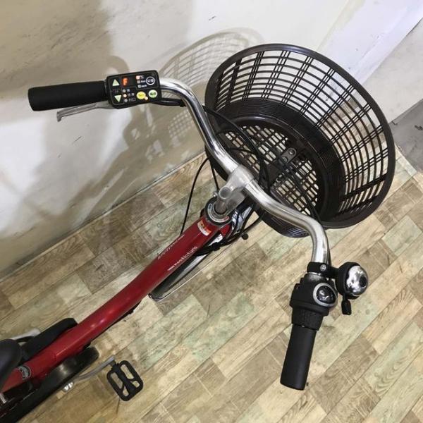 中古電動自転車 ヤマハ PAS ナチュラ S レッド 24インチ KD076