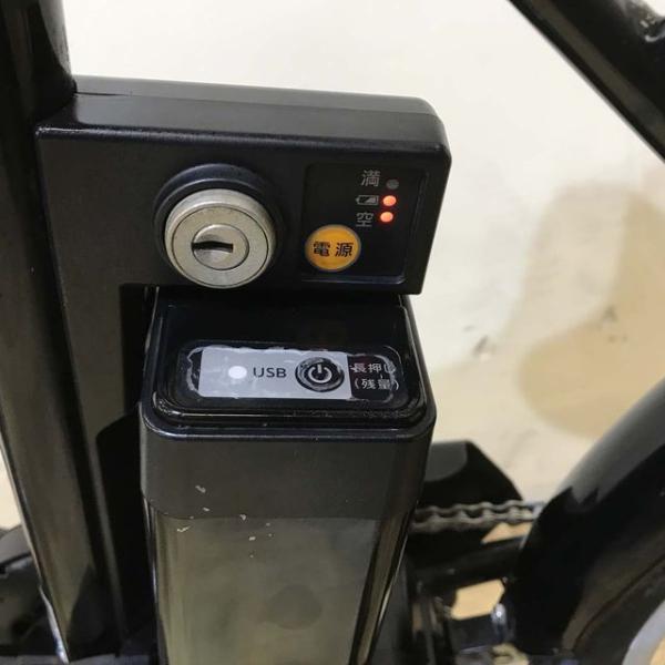 中古電動自転車 パナソニック エネモービル S ブラック 20インチ KD113