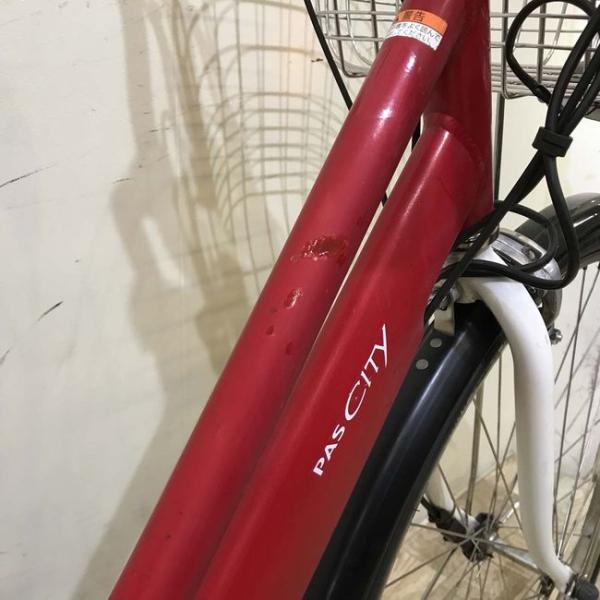 ヤマハ PAS CITY L5 パス シティ L5 レッド 27インチ KE004 【中古車】