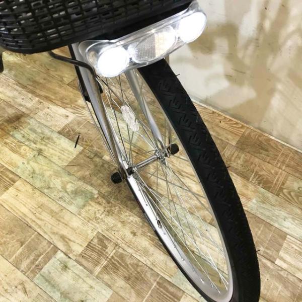 中古電動自転車 パナソニック ビビ TX シルバー 26インチ KE014