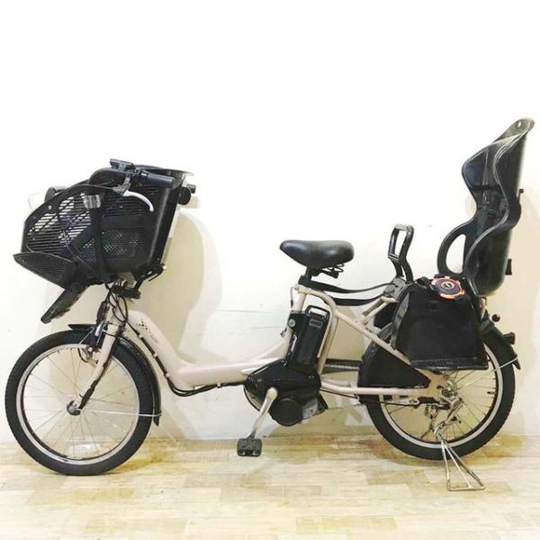 中古電動自転車 ブリヂストン アンジェリーノ プティット e ベージュ 20インチ KE039