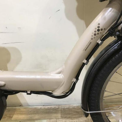 ブリヂストン アンジェリーノ プティット e ベージュ 20インチ KE039【中古車】