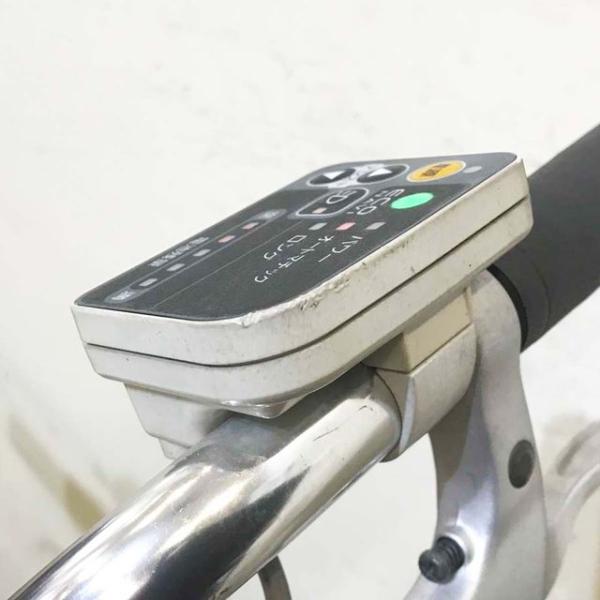 中古電動自転車 パナソニック ビビ ライト U ブラウン 26インチ KE046