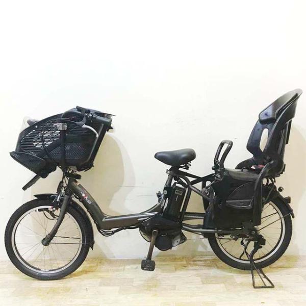 中古電動自転車 ヤマハ PAS Kiss mini パス キッス ミニ カーキ 20インチ KE058