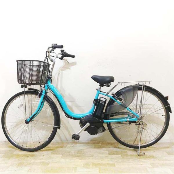 中古電動自転車 ヤマハ PAS ナチュラ XL ブルー 26インチ KE059