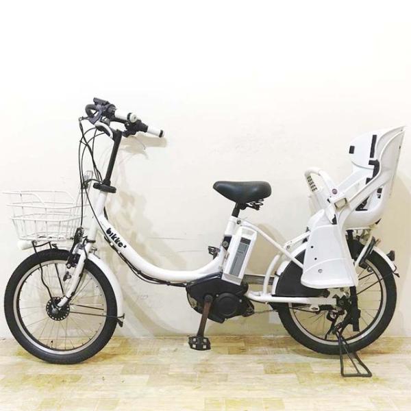 中古電動自転車 ブリヂストン bikke 2 e ビッケ ツー イー ホワイト 20インチ KE064